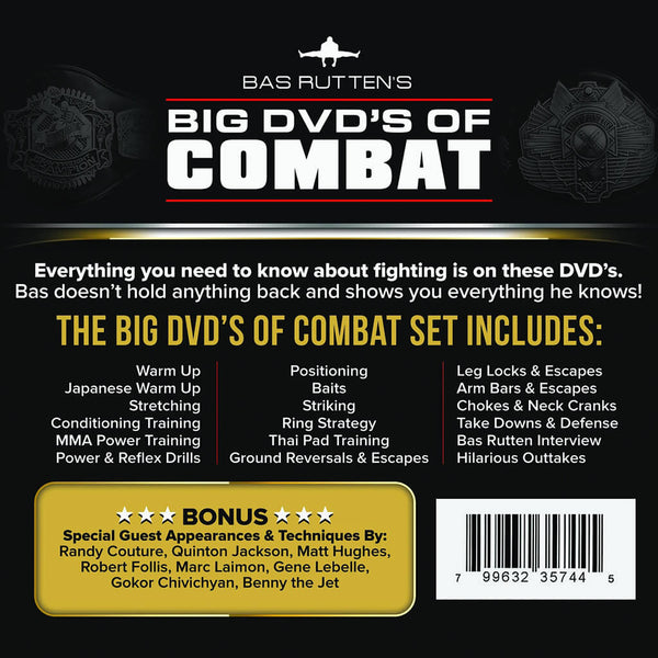 Bas Rutten – Complete Combat Instructional DVD Set (7-Disc Collection)